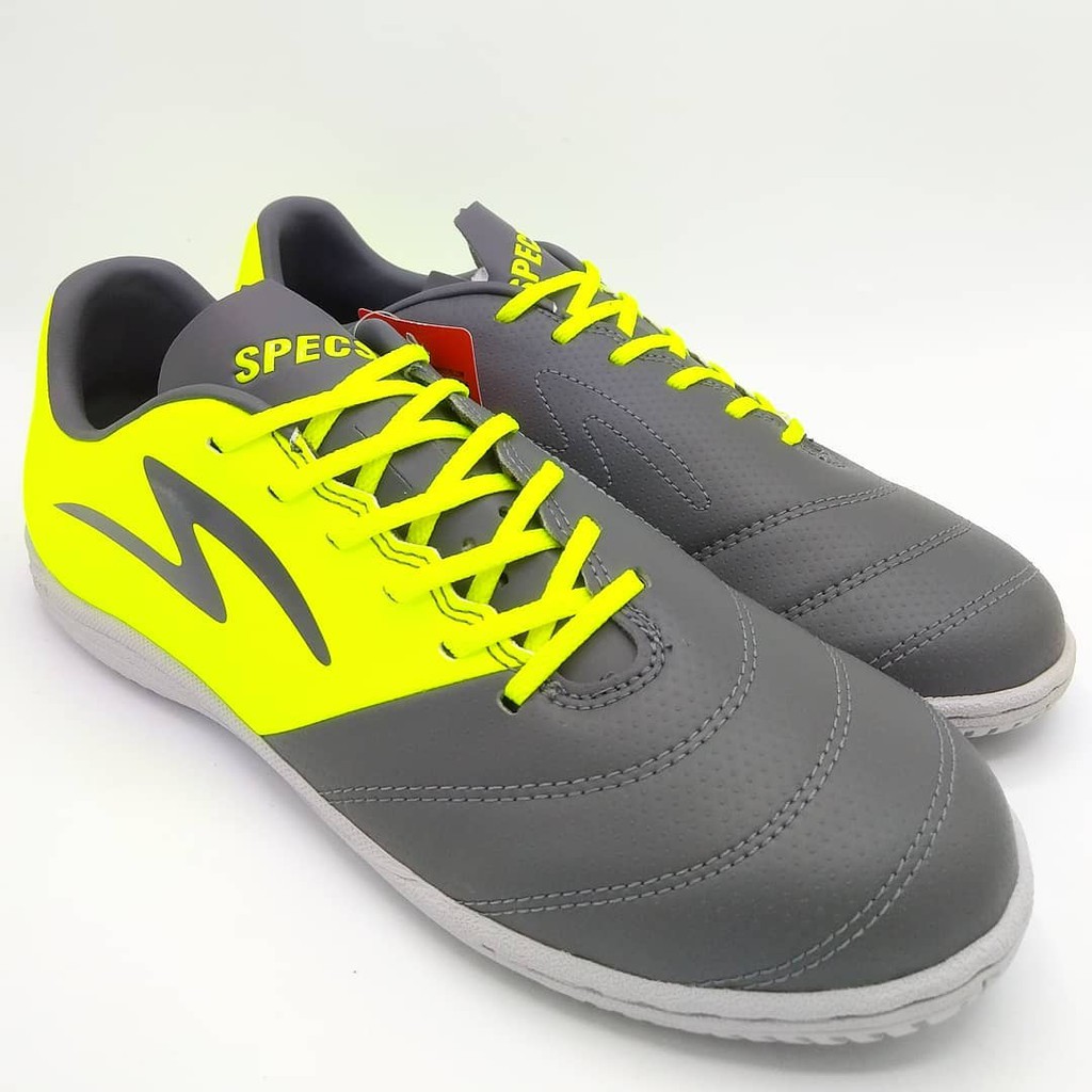  Sepatu  Futsal SPECS Storm 19 IN Grey Yellow Shopee Indonesia