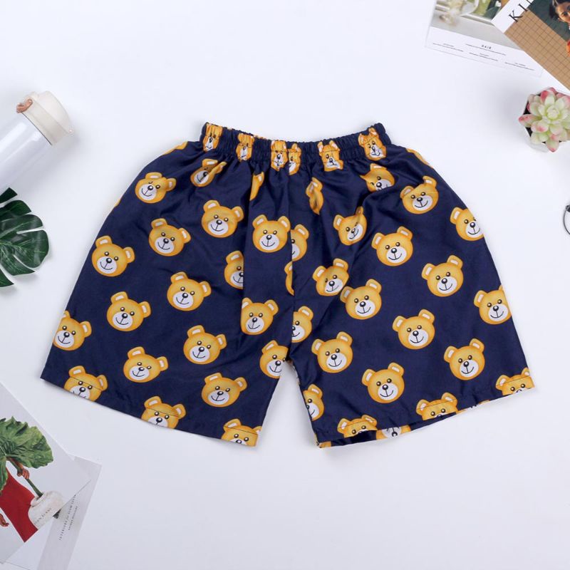 Celana Pendek Motif Bananas Panda Unisex Terbaru | Celana Boxer Pantai Santai Pria Wanita Dewasa | Celana Tidur Murah