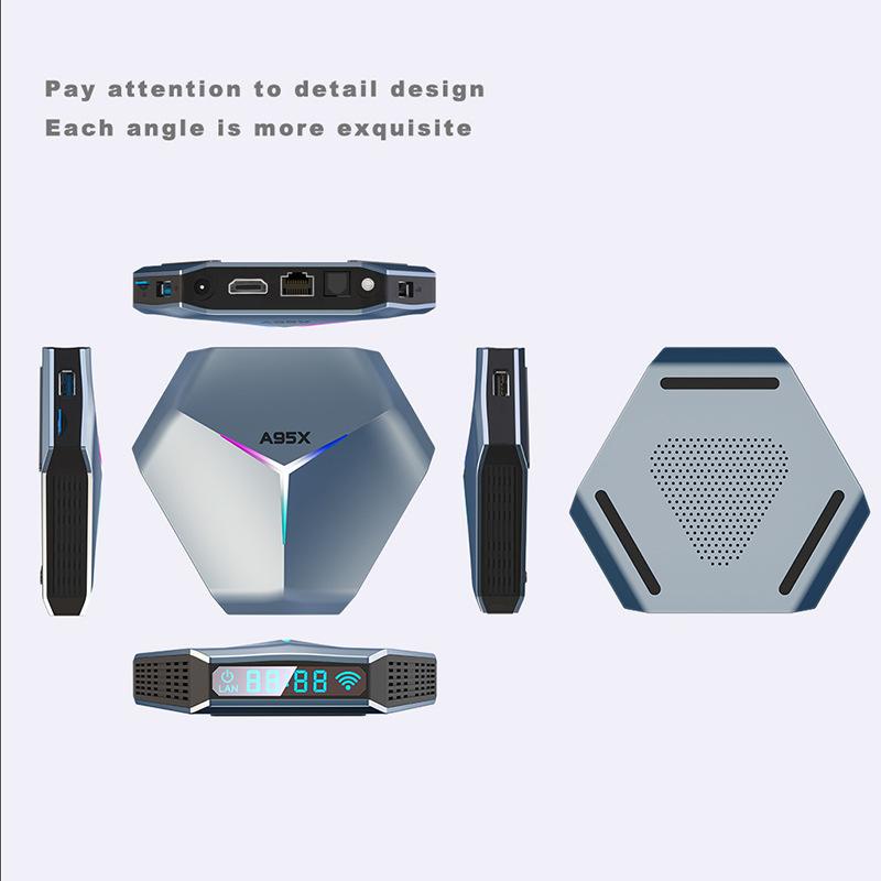 TJbox A95X F4 4GB/64GB Android Tv Box Amlogic S905X4 8K Android 11 USB 3.0 WIFI BLUETOOTH