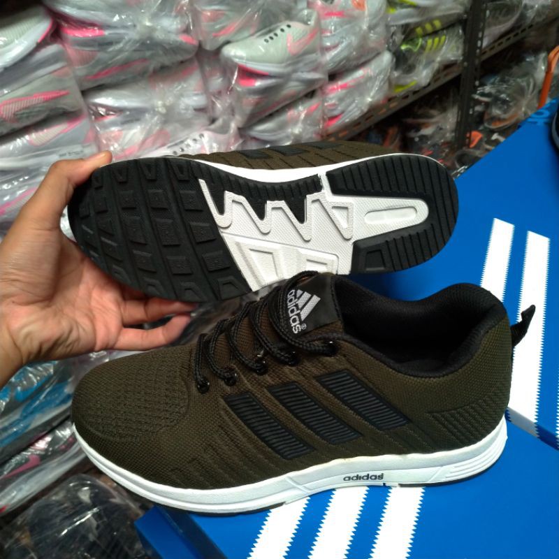 Sepatu Ads Army Bahan Alas Karet Olahraga Lari