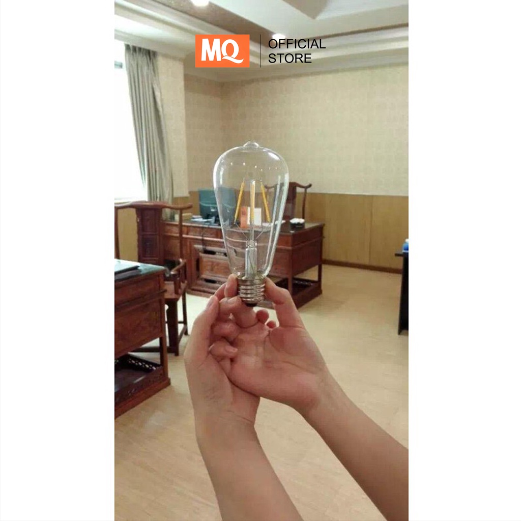 MQ BOHLAM CAFE ST64 4W LED PALING KEREN LAMPU FILAMEN LED 4W  FILAMEN EDISON 4W