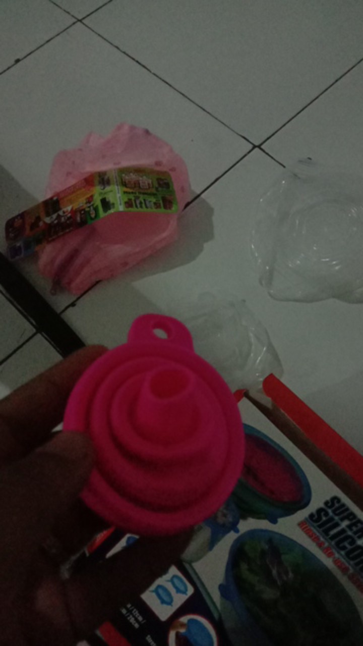 Corong Lipat Silicon / Corong Minyak / Corong / Collapsible Mini Funnel
