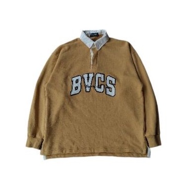 BAJU KAOS POLO RUGBY SHIRT VTG BIGVERY CAMPUS SOUTH BEKAS SECOND BRANDED PRELOVED