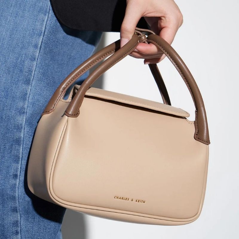 8.8 SALE | CK Evelynn Padded Double Handle Slouchy Bag