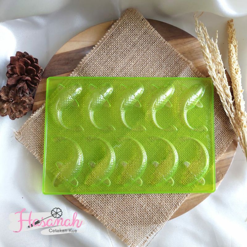 Cetakan Puding ikan koi kecil Plastik