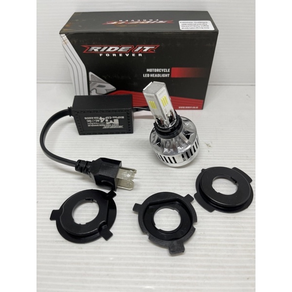 Lampu HID Ride it 4 Mata Sisi Led 80 Watt Soket H4 Universal