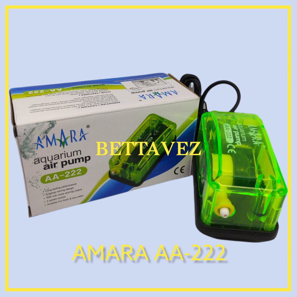 AERATOR AMARA AA 222 POMPA UDARA AMARA AERATOR AMARA 1 LUBANG AIRPUMP AMARA