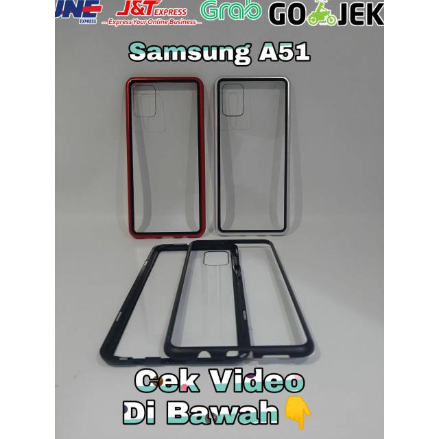 Case Magnetic Samsung A51 Premium Case 2in1 Case Magnetik Samsung A51