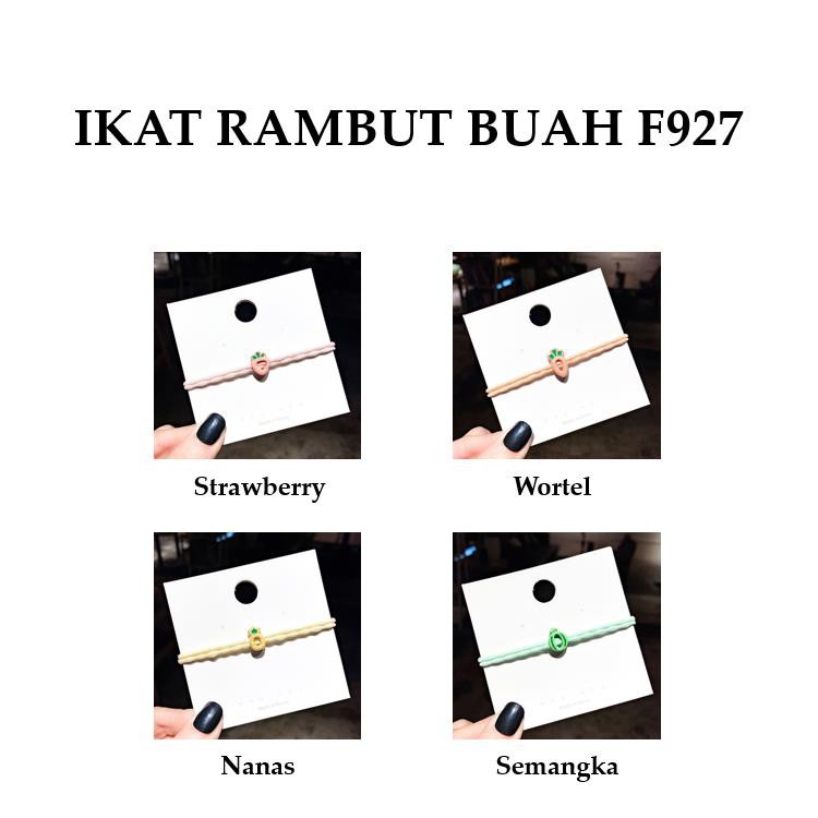 Grosir - F927 Fruit Hair Tie / Ikat Rambut Model Buah / Kuncir Rambut Wanita / Karet Rambut Fashion