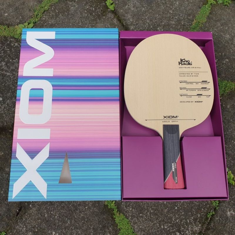xiom axelo bat bet blade ping pong
