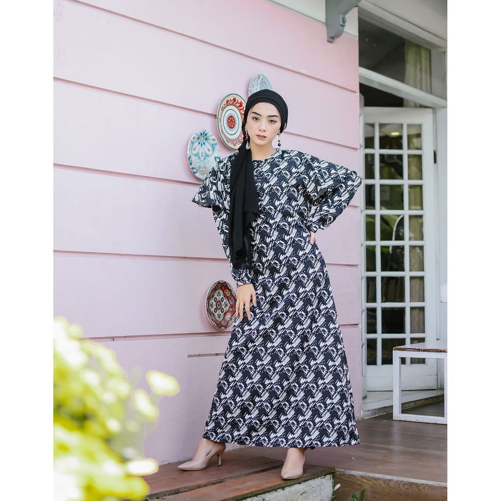 Sandrina Cape Dress / gamis muslimah hijab murah ootd pantai