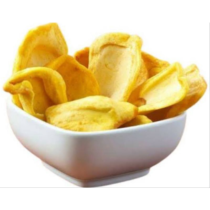 

Cemilan Keripik Kerupuk Nangka Renyah Enak Manis Lezat Gurih