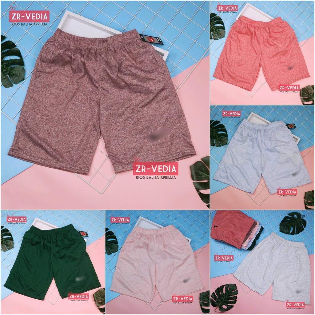 Sport Pants - Celana Dewasa Polos Fit to XL / Training Pendek Santai Olahraga Fitnes Boxer Pria Laki