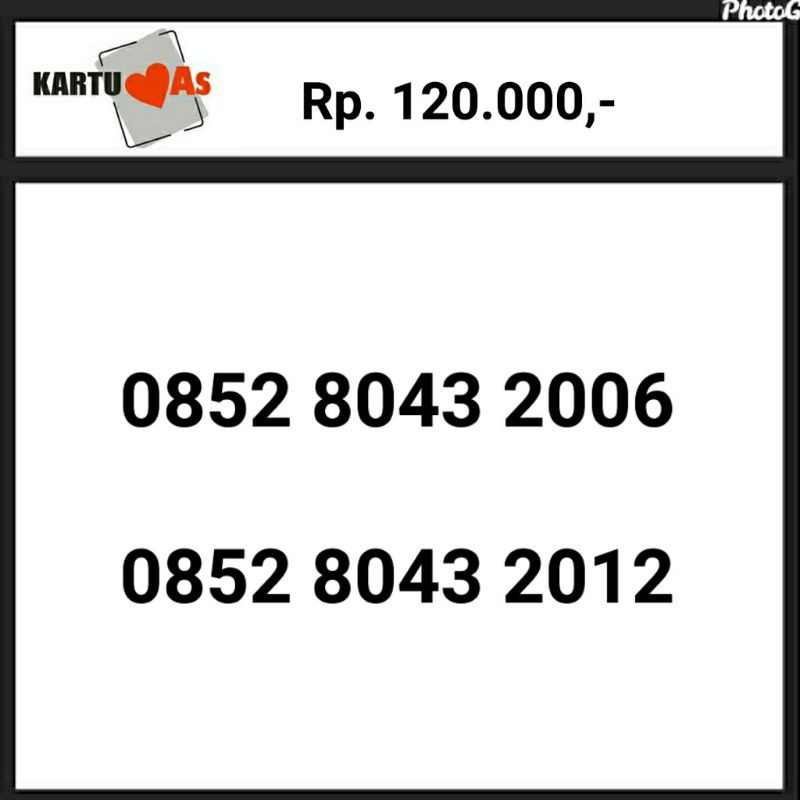 nomor cantik as murah seri tahun ibm11