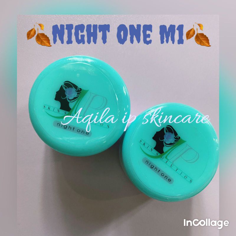 cream malam night one M1 IP skincare Original Ipung original