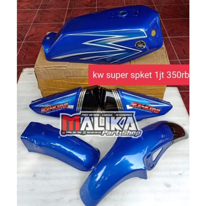 COVER BODY YAMAHA RX KING RX-KING SERIES RX-KING 135 2003 BIRU FULLSET