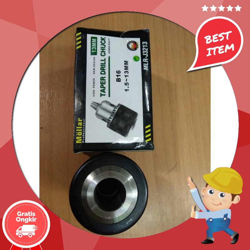 Jual Kepala Bor Duduk 13Mm Cones B16 Mollar Murah Berkualitas
