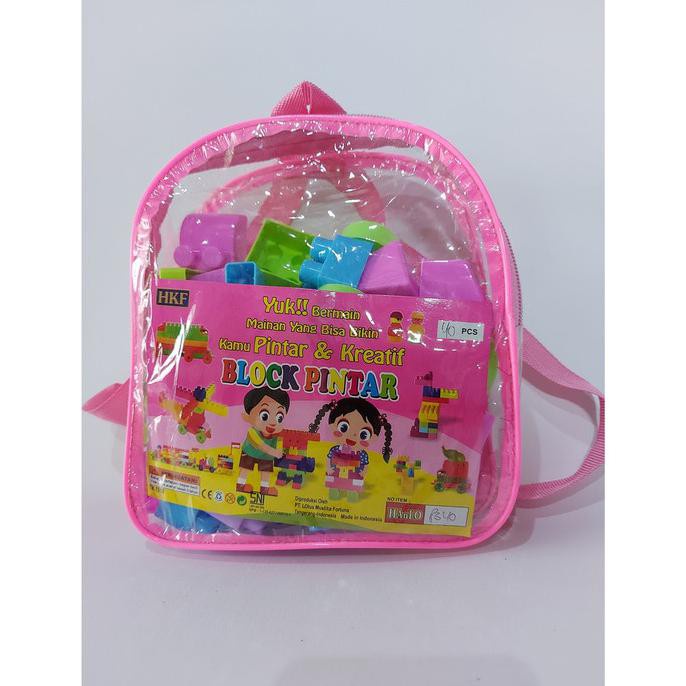 Mainan Lego Blok Pintar Isi 40Pc