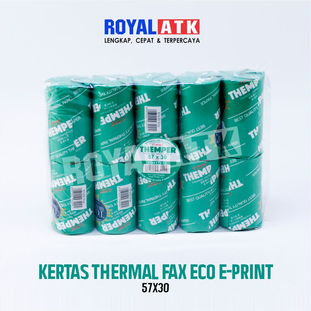 

Kertas Thermal Fax 57x30 Eco E-Print (10pcs)
