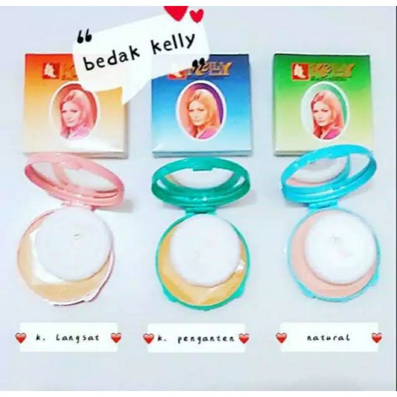 Bedak Kelly Beauty Powder