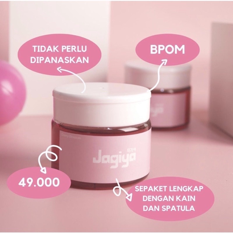 [READY] JAGIYA SAKURA CHERRY BLOSSOM WAXING KIT / SUGAR WAX / PERONTOK BULU / PENGHILANG BULU JAGIYA