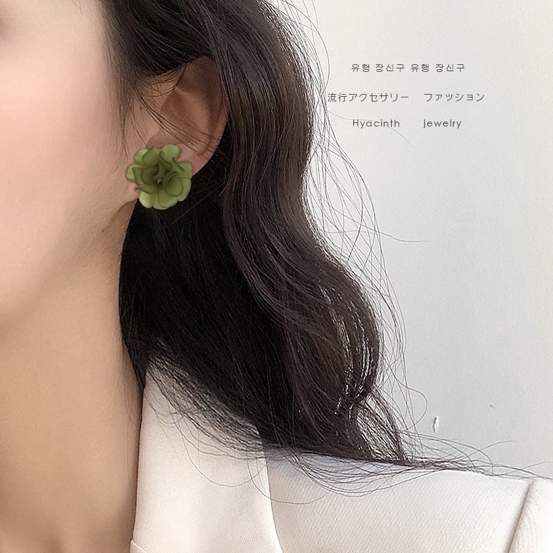 Anting Tusuk Wanita Bentuk Bunga Bahan Akrilik Korean Style (Takota 009)