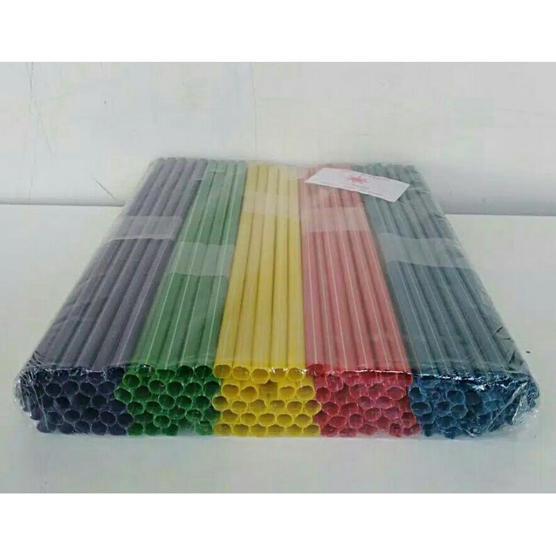 Sedotan plastik / Sedotan warna / sedotan es / sedotan minuman