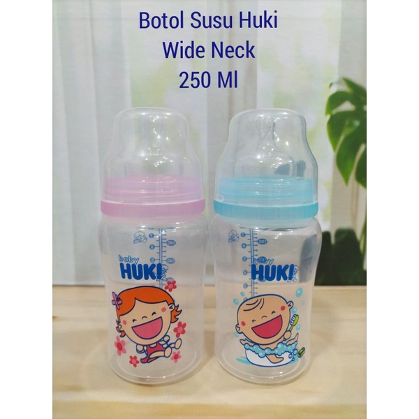 Botol Susu Baby Huki Wide Neck BPA Free 250 Ml /125 Ml