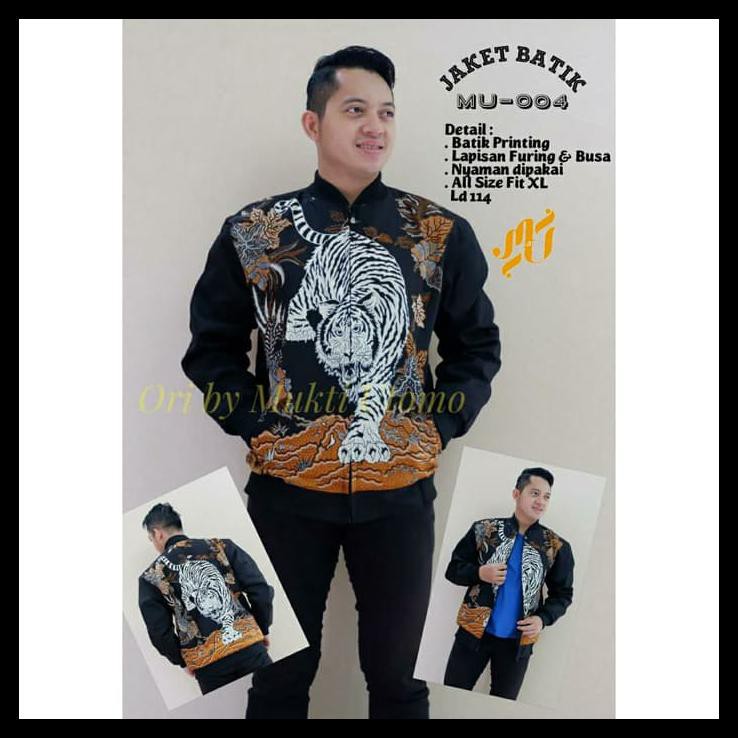 Batik Solo Jaket Batik Macan Putih Mukti Utomo