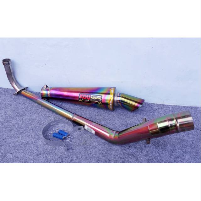 Knalpot Racing Kou Bunglon Kidal Kharisma Revo Blade Supra x 125