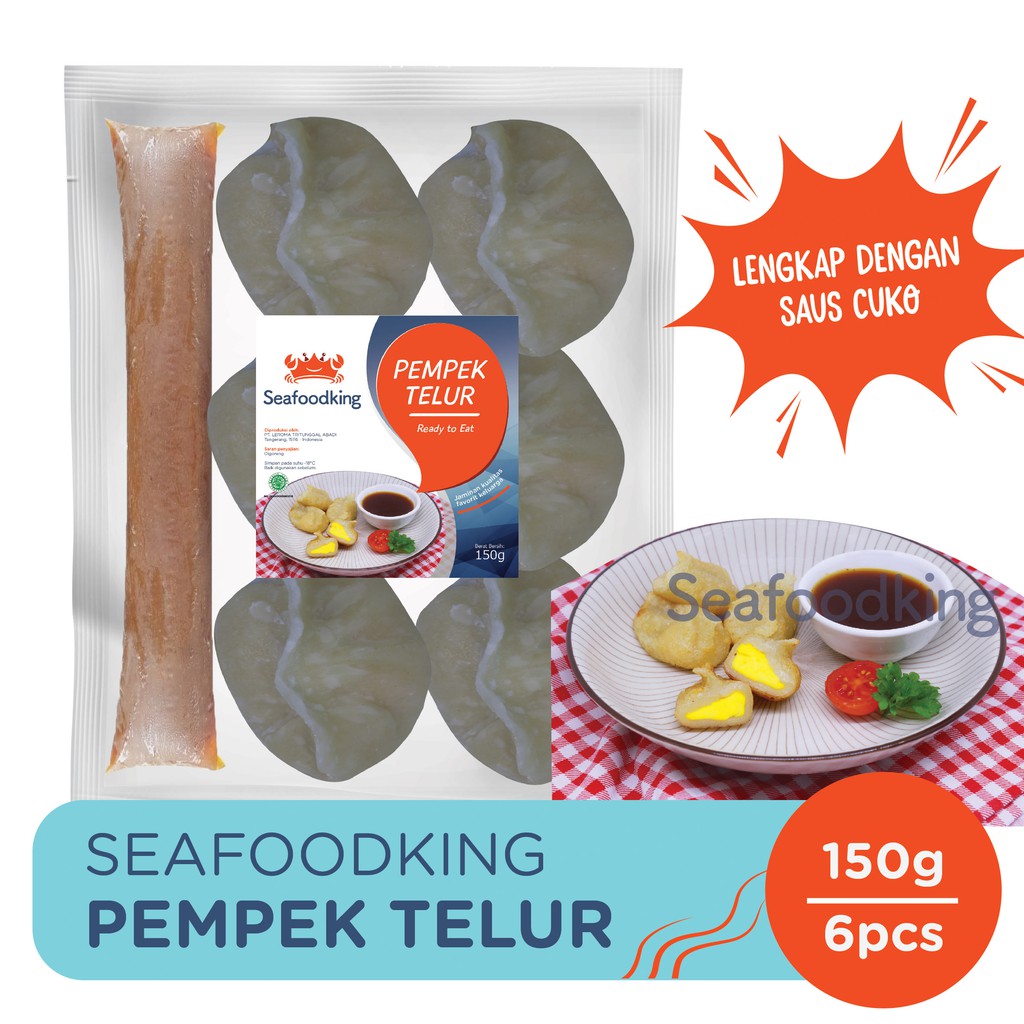 

Pempek Telur Mini Seafoodking 150gr (6 pcs)