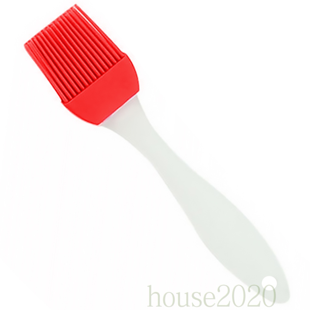 [HOUSE2020]Silicone Oil Brush Heat-Resistant Freeze-resistant Barbecue Tool Home Kitchen Accessories, Red