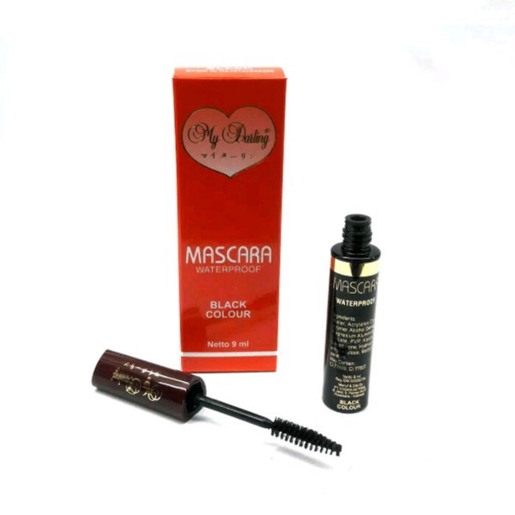 Maskara My Darling Mascara Waterproof BPOM Original - Black