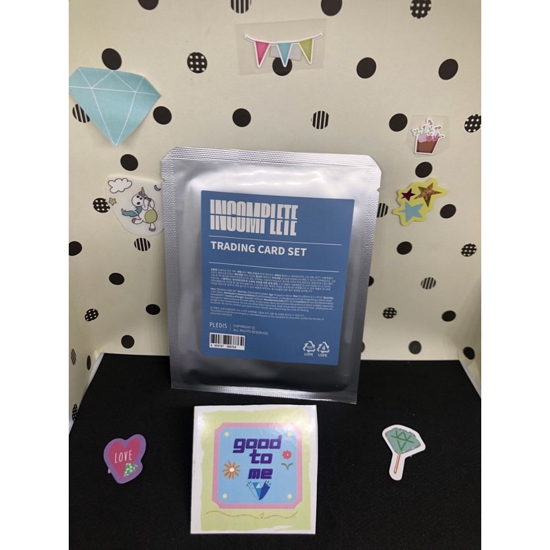 Official Merchandise Seventeen concert 2021 Incomplete - Trading Card Set (SEALED)