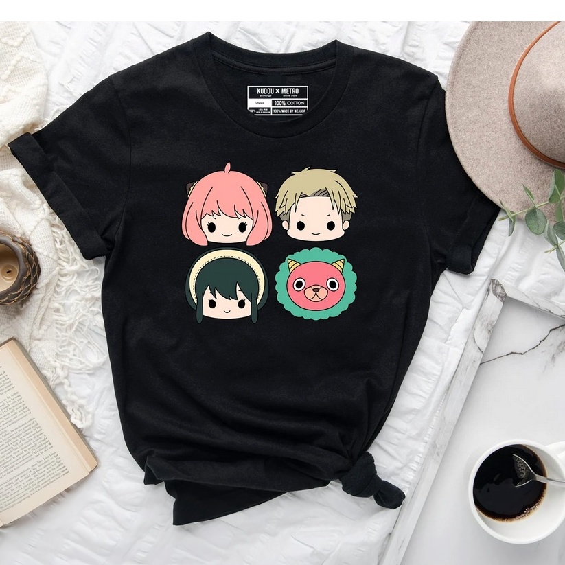 Tshirt Anya Family Chibi Anime Manga Spy x Family Premium Unisex