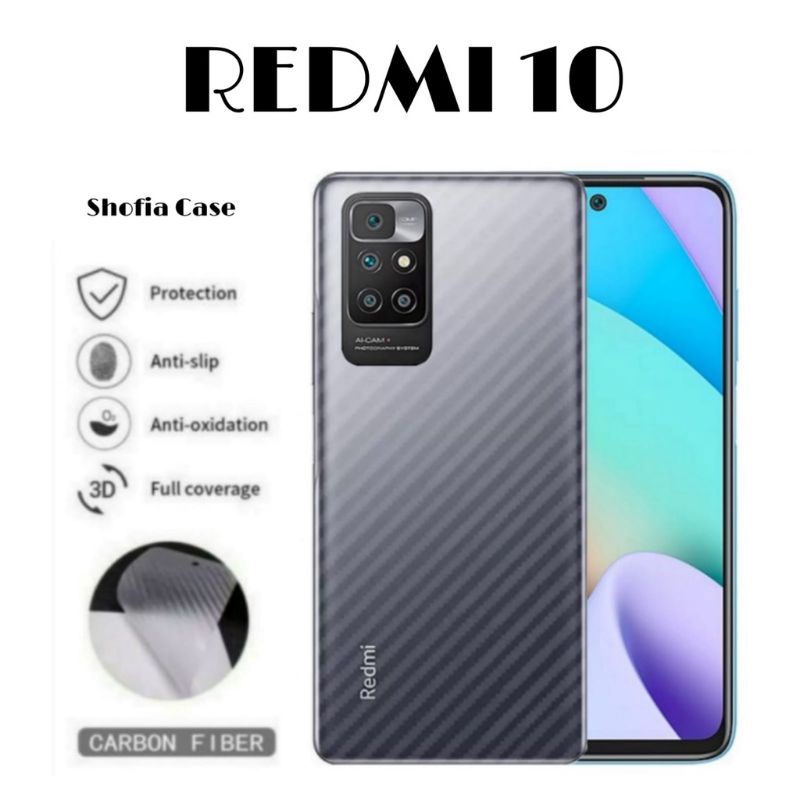 PROMO Case  REDMI 10 10 PRIME Soft Case Ipaky Carbon Protect Camera Free Garskin 3D