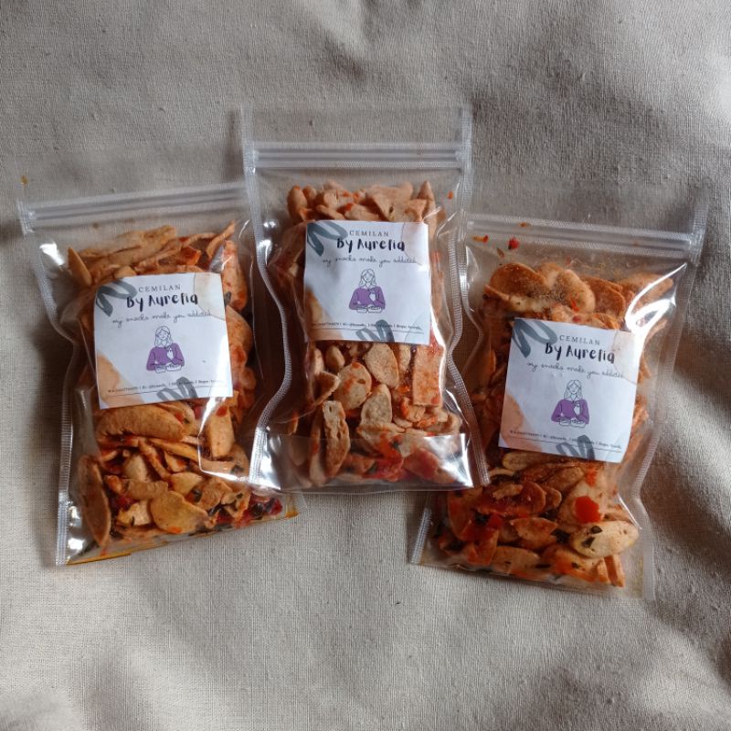

cemilan otak2 balado pouch by aurefia