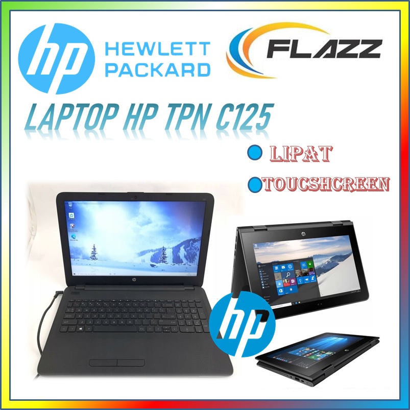 Jual Laptop Hp Tpn C125 Intel Celeron Ram 4gb Hdd 500gb 12inc Lipatandtouch Hitam Shopee 9284