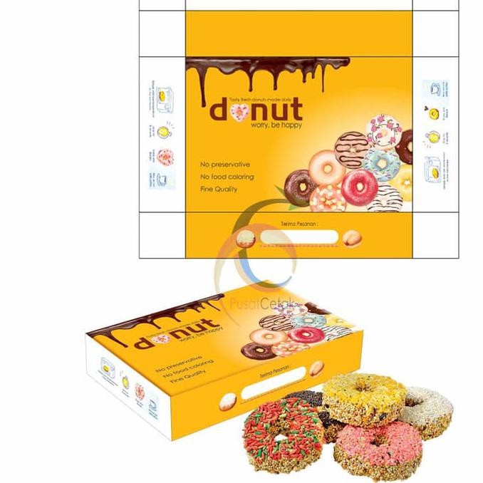 

Tp964776- Dus Donat - Box Donut Isi 6 - Orange R3573E3S ISI 50