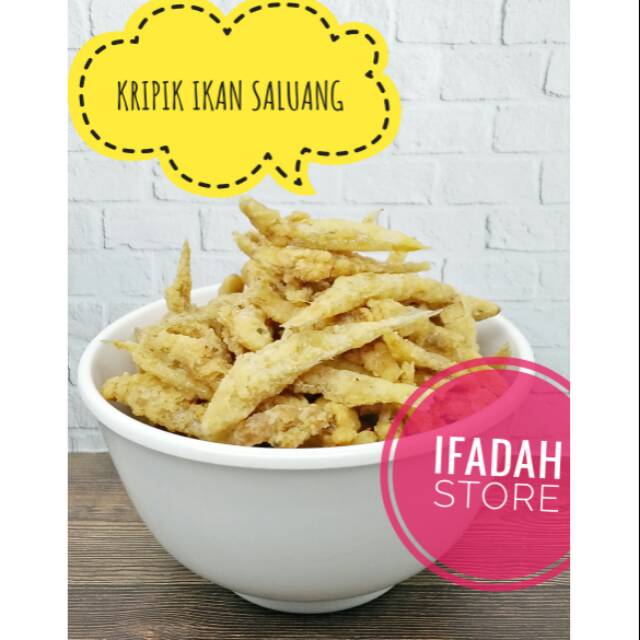 

Kripik ikan saluang goreng renyah
