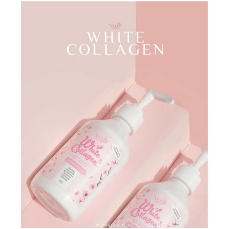 (READY) Wub Skin Beauty Body Lotion White Collagen  & Vitamin E 250 Gram