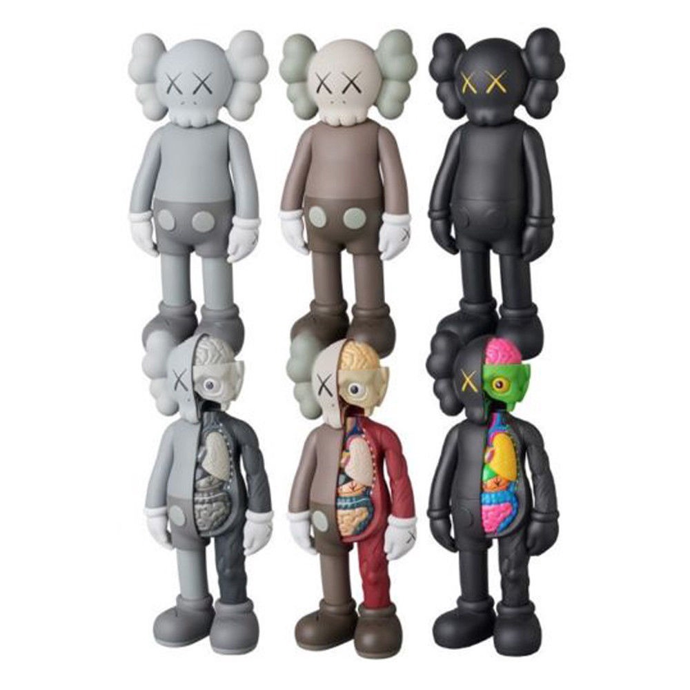 【New】20CM KAWS COMPANION Flayed Open Dissected BFF PVC Figures Toys