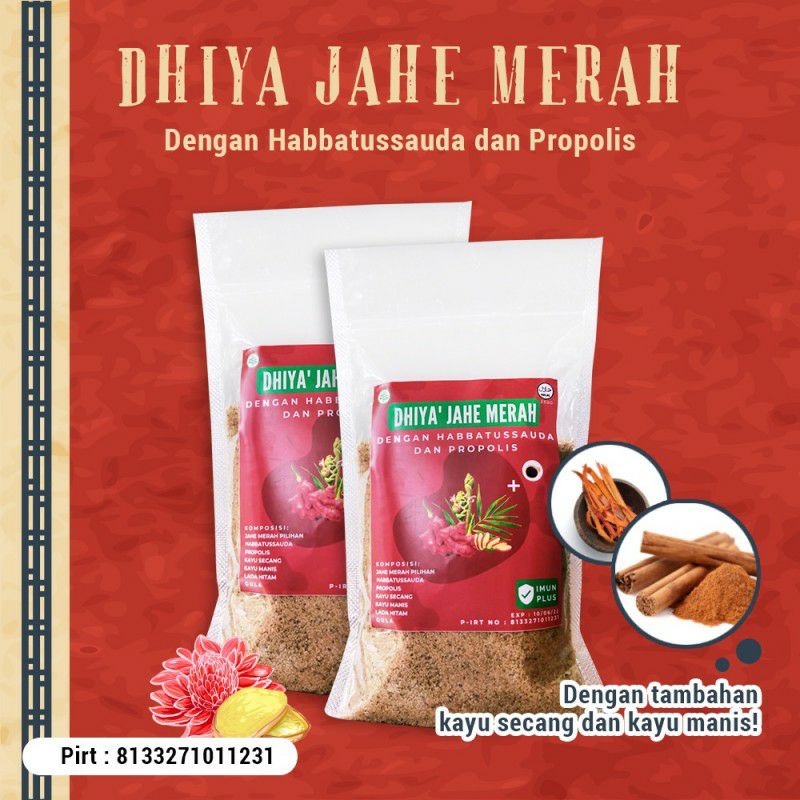 

Jahe Merah Instan by Dhiya Herbal Jahe Merah Bubuk Instan 100% Original