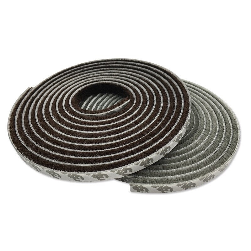 Lis Strip Pintu Penutup Celah Pintu Kedap Suara 9 x 15 mm 10M Gray