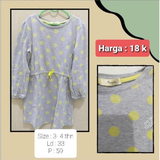 Baju PL anak dress cantik