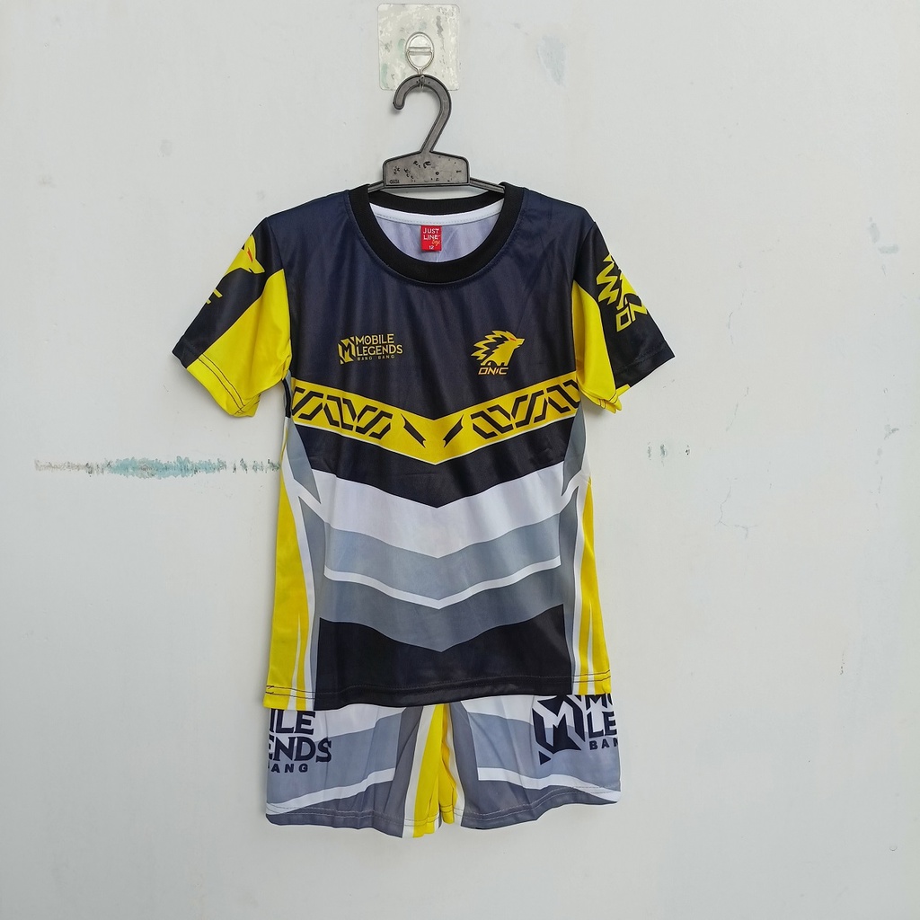 setelan baju anak mobile legend  onic anak murah full printing