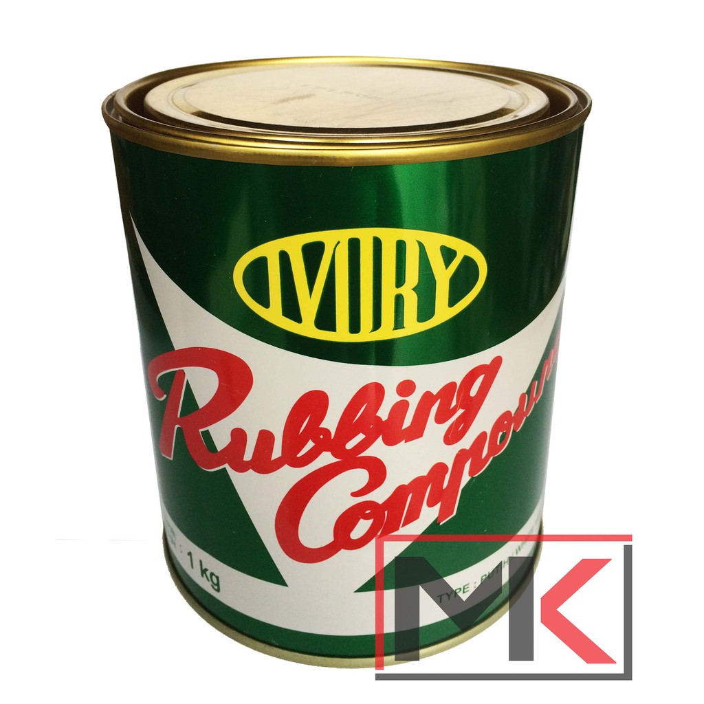 Radejarrr - Rubbing Compound Ivory Kompon Putih Penghilang Baret Kasar 1Kg