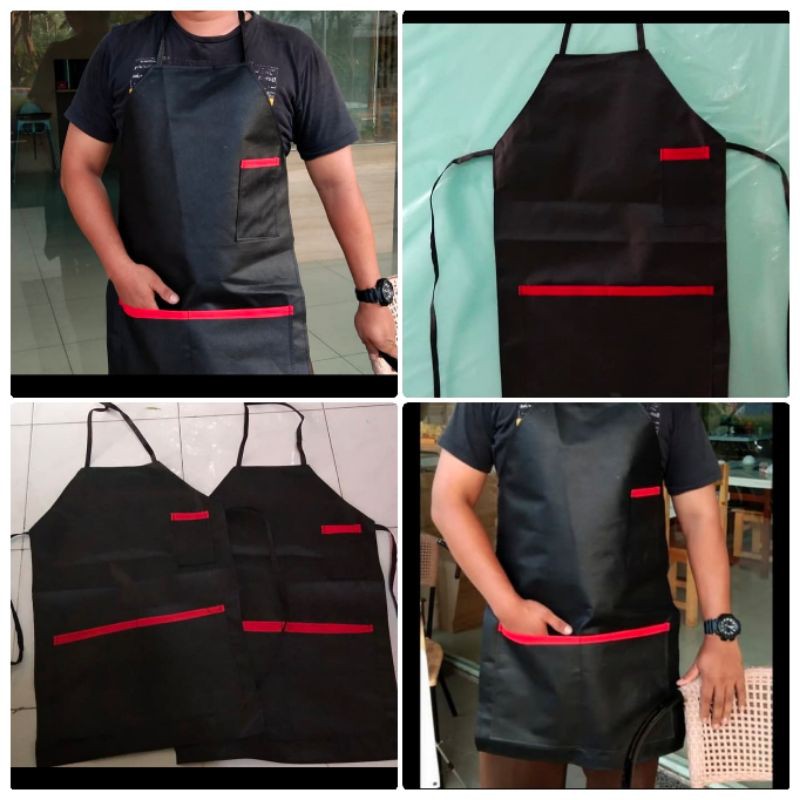 Barber Apron Celemek Murah / CELMEK KOKI BARBERSHOP BARTANDER