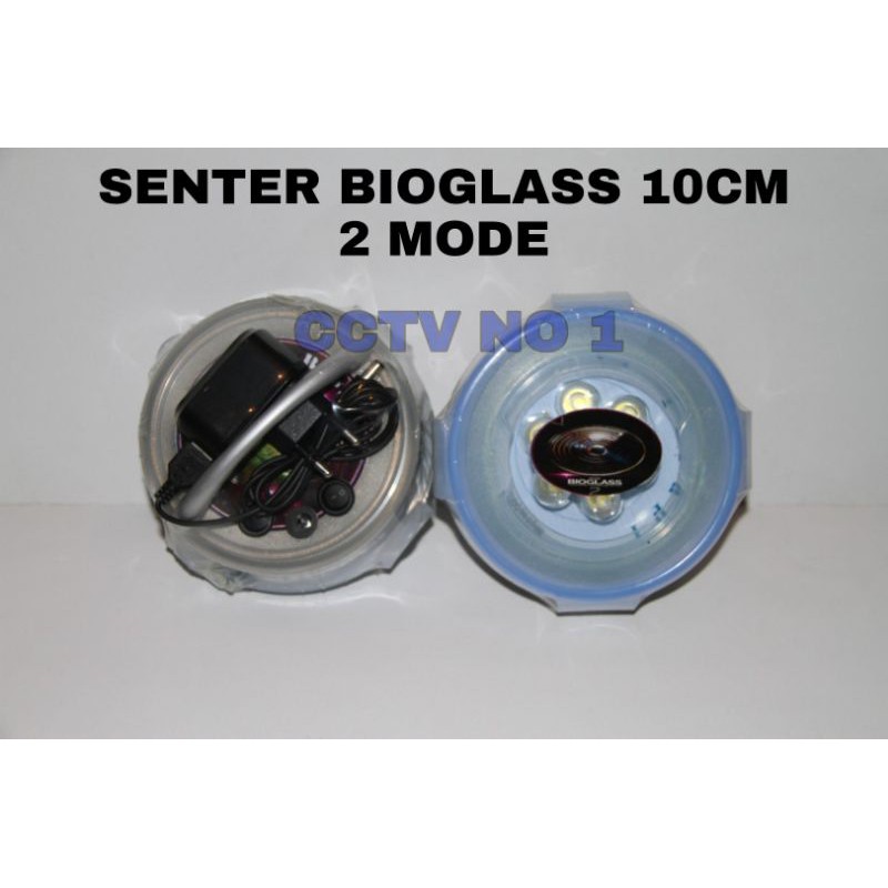 QH Senter Bioglass 2+ LED 10 Cm 450 LUMEN 2 MODE Super Terang(Ready Stock) Produk MCI