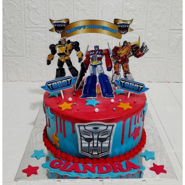 Jual kue ultah tobot - kue ulang tahun tobot | Shopee Indonesia